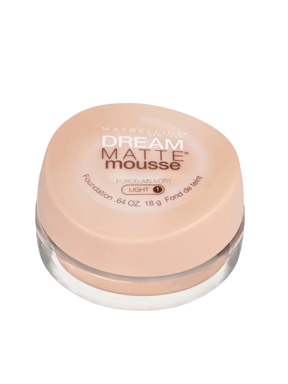 LAST ONE! Maybelline Dream Matte Mousse Foundation - Porcelain Ivory (Light 1)